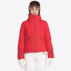 Spyder Women’s Pinnacle Ski Jacket in Pulse/Red, size 6